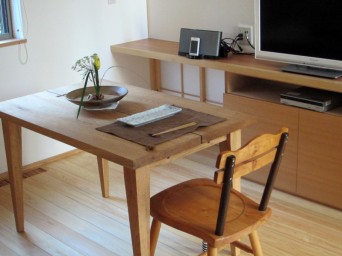 木組みの家「高円寺の家」ボーズのスピーカー